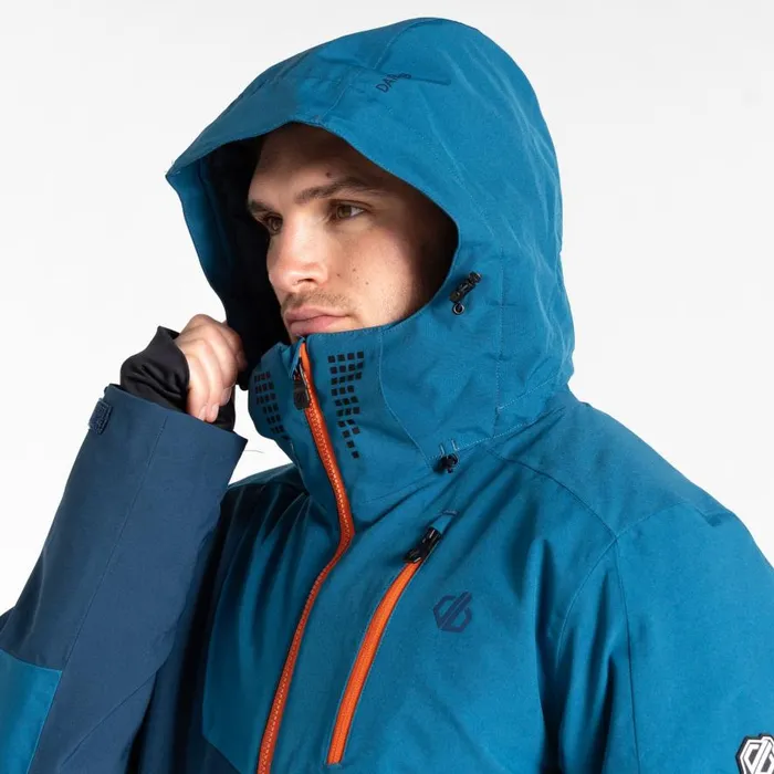 Dare 2b Baseplate II Ski Jacket Kingfisher Blue Navy Men Ski Jackets