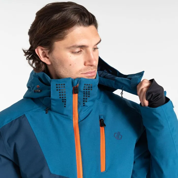 Dare 2b Baseplate II Ski Jacket Kingfisher Blue Navy Men Ski Jackets