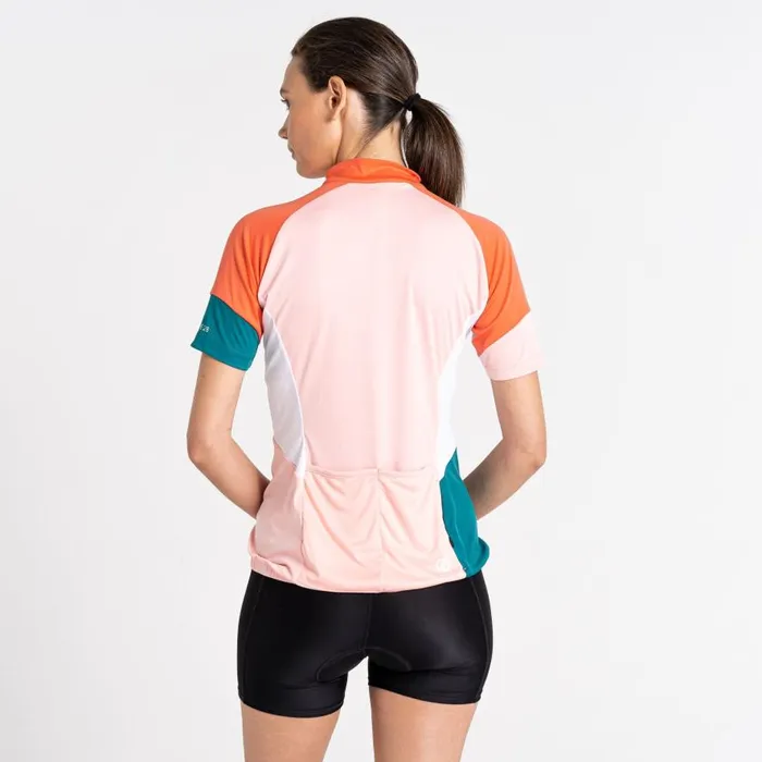 Dare 2b Compassion II Lightweight Jersey Apricot Blush Women Cycling Jerseys