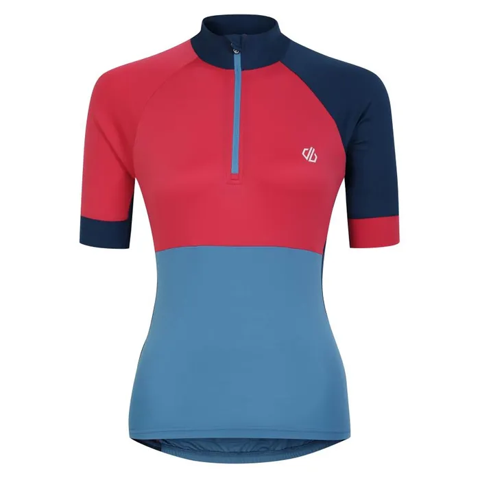 Dare 2b Compassion III Jersey Sorbet Pink Blue Women Gym Tops