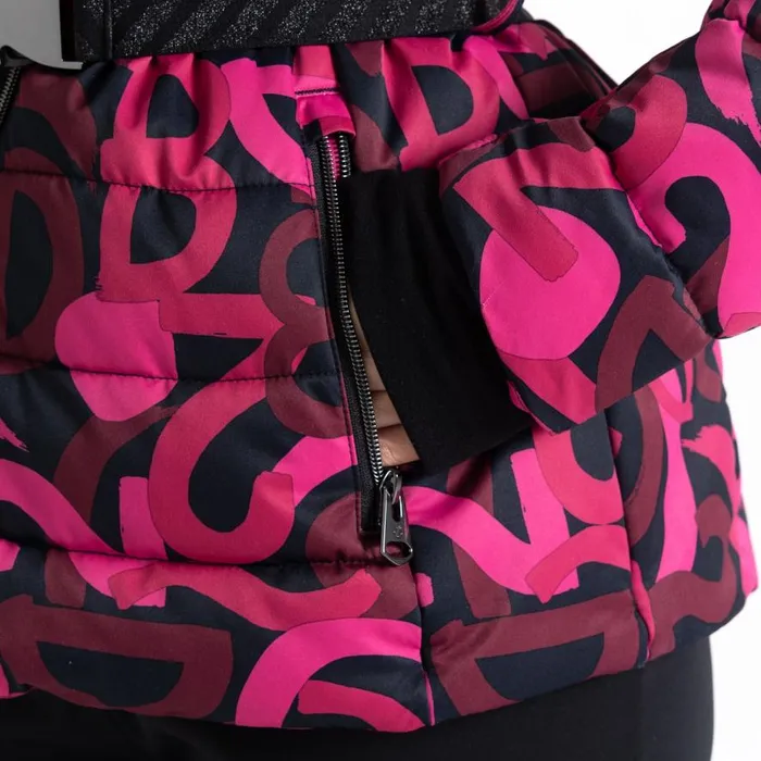 Dare 2b Crevasse Ski Jacket Pure Pink Graffiti Print Women Waterproof Jackets Dare 2b Crevasse Ski Jacket Pure Pink Graffiti Print Women Waterproof Jackets