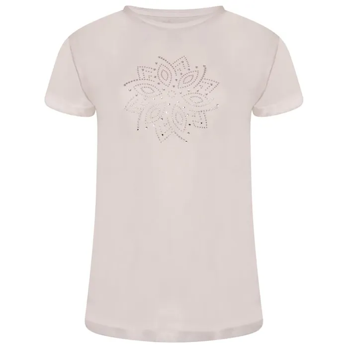 Dare 2b Crystallize Graphic Tee White Women Gym Tops