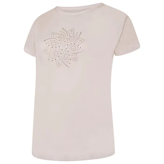 Dare 2b Crystallize Graphic Tee White Women Gym Tops