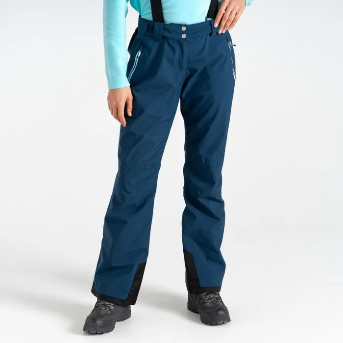 Dare 2b Diminish Waterproof Insulated Ski Pants Moonlight Denim Women Ski Trousers and Salopettes