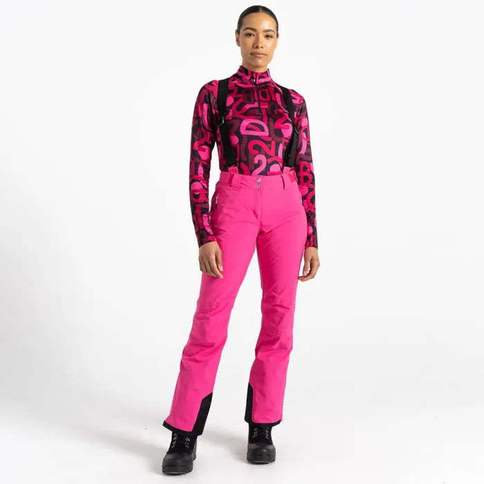Dare 2b Effused II Recycled Ski Pants Pure Pink Women Ski Trousers and Salopettes