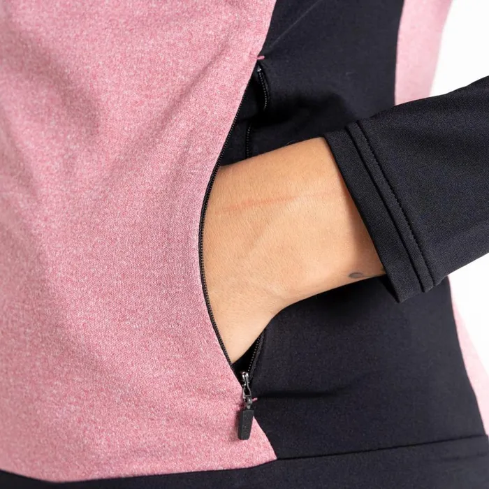 Dare 2b Elation II Recycled Core Stretch Mesa Rose Black Women Midlayers