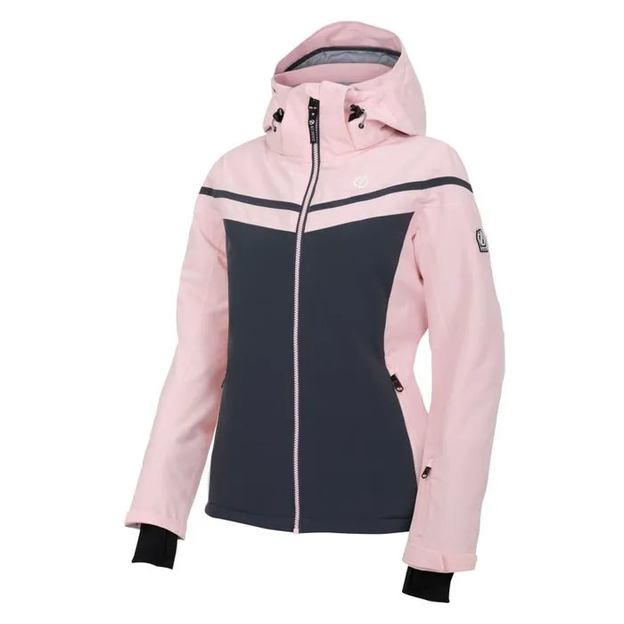 Dare 2b Flurry Ski Jacket Rose Pink Grey Women Ski Jacket