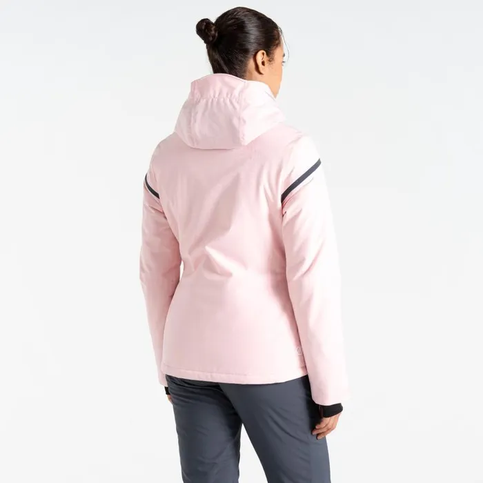 Dare 2b Flurry Ski Jacket Rose Pink Grey Women Ski Jacket