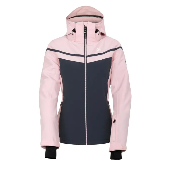 Dare 2b Flurry Ski Jacket Rose Pink Grey Women Ski Jacket