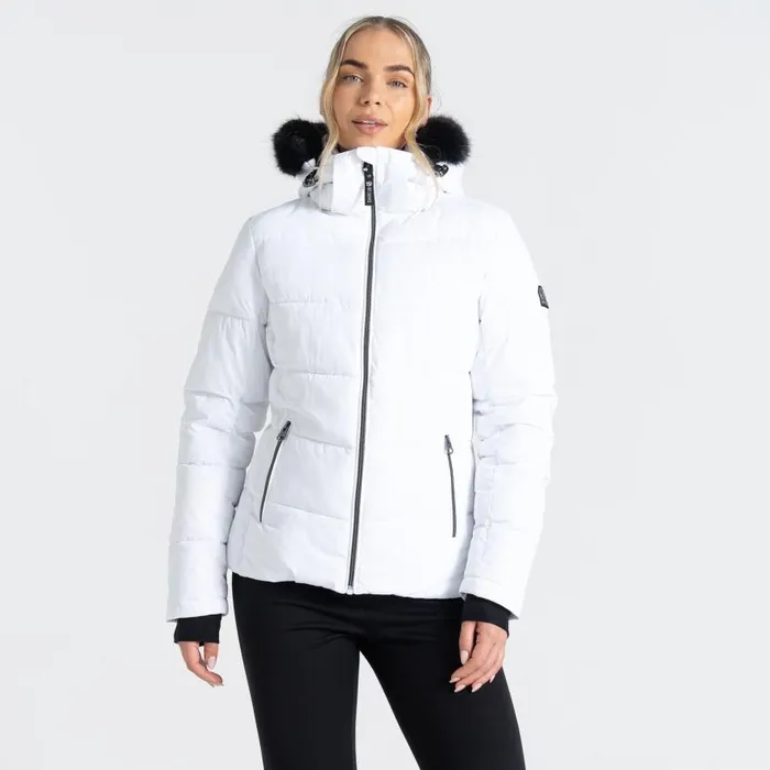Dare 2b Glamorize IV Ski Jacket White Women Ski Jacket
