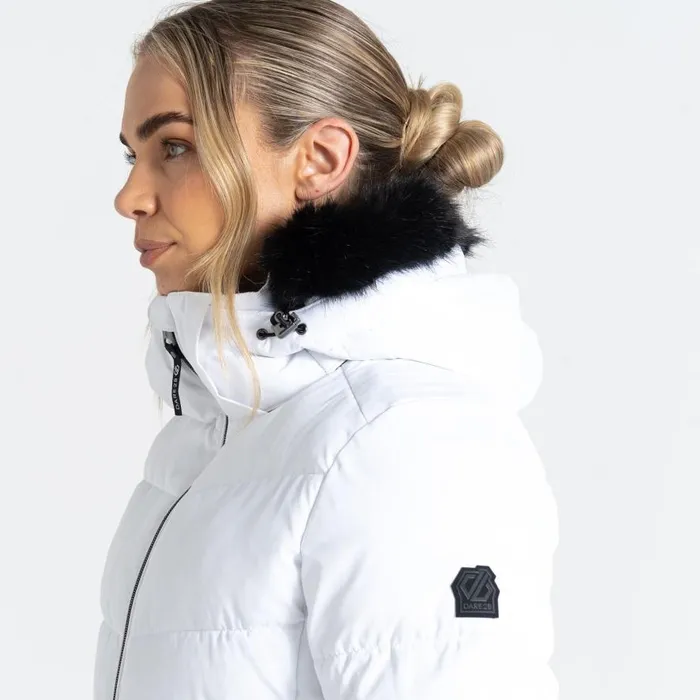 Dare 2b Glamorize IV Ski Jacket White Women Ski Jacket