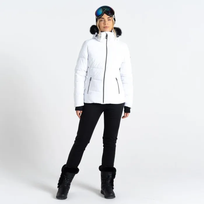 Dare 2b Glamorize IV Ski Jacket White Women Ski Jacket