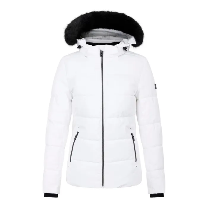 Dare 2b Glamourize V Baffled Ski Jacket White Women Insulated Jackets