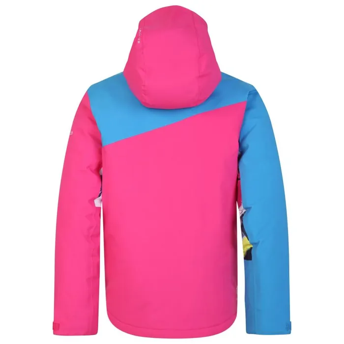 Dare 2b Humour II Ski Jacket Blue Pink Mountain Print Kids Ski Jackets