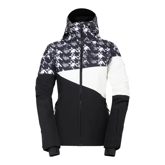 Dare 2b Ice III Ski Jacket Black Dogtooth Print Women Ski Jacket