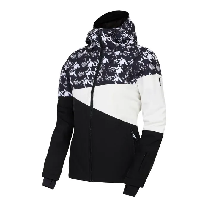 Dare 2b Ice III Ski Jacket Black Dogtooth Print Women Ski Jacket