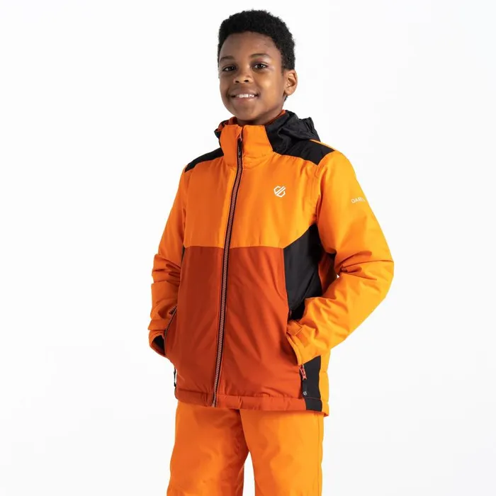 Dare 2b Impose III Ski Jacket Puffins Orange Kids Insulated Jackets