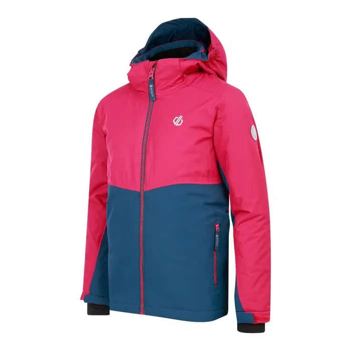 Dare 2b Impose IV Ski Jacket Berry Pink Navy Kids Ski Jackets