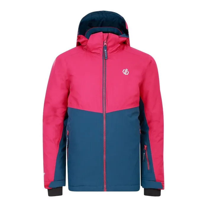 Dare 2b Impose IV Ski Jacket Berry Pink Navy Kids Ski Jackets