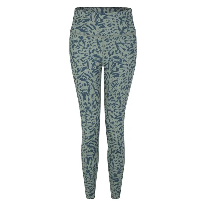Dare 2b Influential 78 Gym Leggings Lilypad Green Animal Print Women Leggings