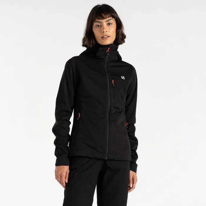 Dare 2b Lexan Softshell Jacket Black Women Softshell Jackets