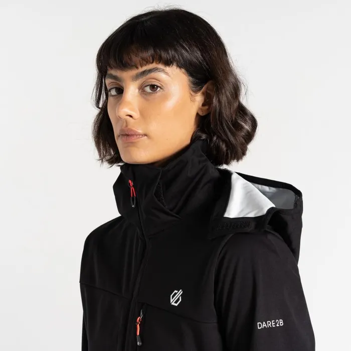 Dare 2b Lexan Softshell Jacket Black Women Softshell Jackets