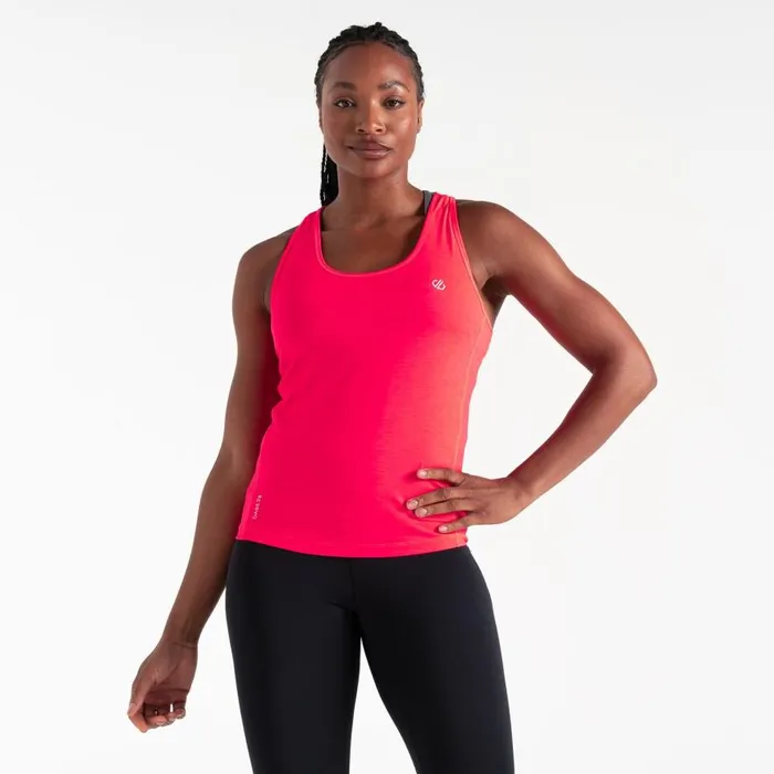 Dare 2b Modernize II Lightweight Vest Neon Pink Women Gym Tops
