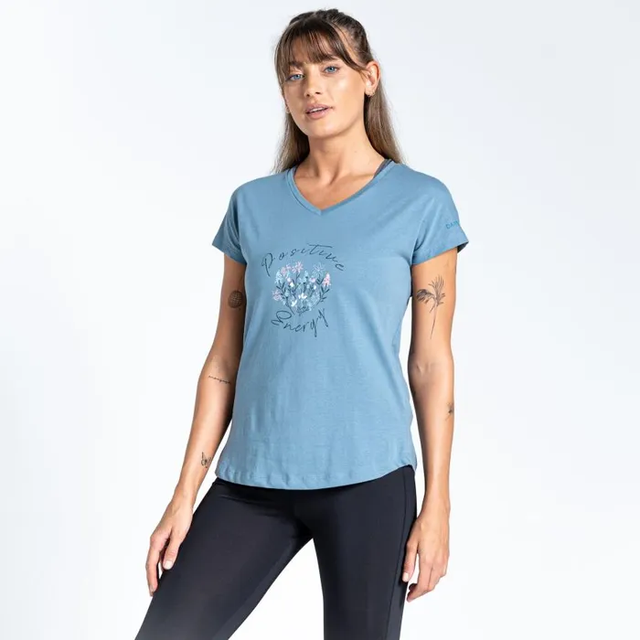 Dare 2b Moments Graphic Tee Bluestone Women Graphic TShirts