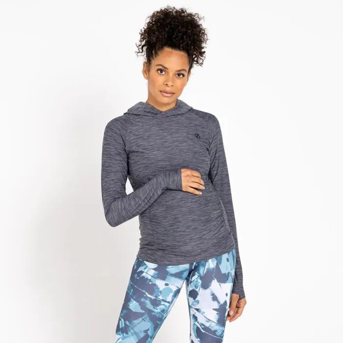 Dare 2b Sprint City Maternity Hoodie Ebony Grey Women Hoodies and Sweatshirts