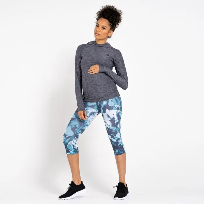 Dare 2b Sprint City Maternity Hoodie Ebony Grey Women Hoodies and Sweatshirts