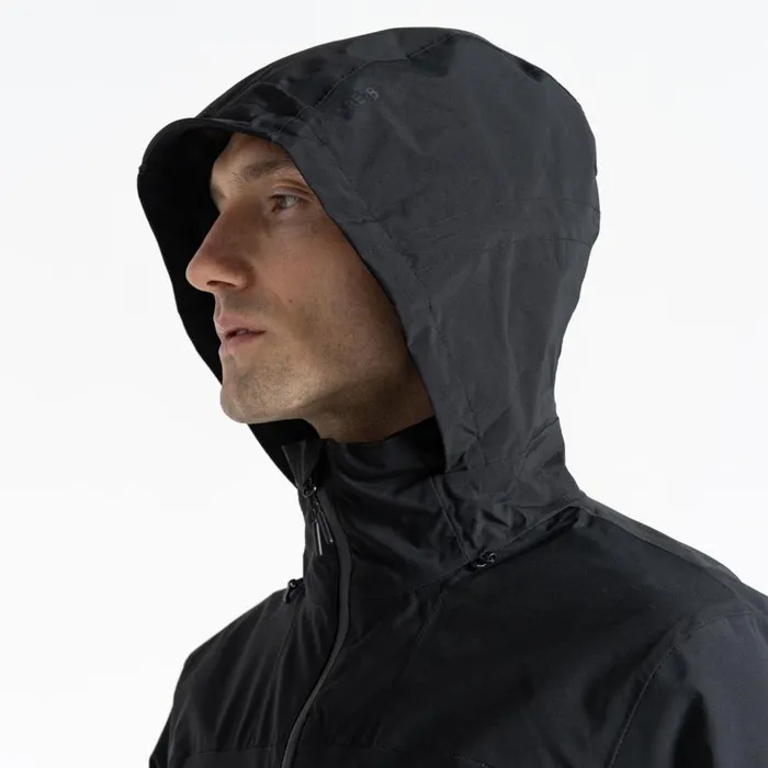 Dare 2b Switch Out Recycled Waterproof Jacket Black Men Waterproof Jackets