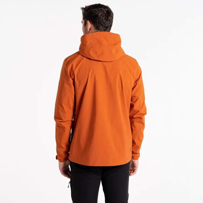 Dare 2b Switch Out Recycled Waterproof Jacket Burnt Brick Men Waterproof Jackets