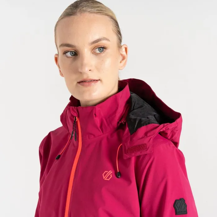 Dare 2b Switch Up II Waterproof Jacket Berry Pink Women Waterproof Jackets
