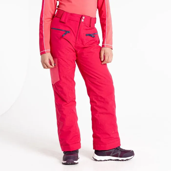 Dare 2b Timeout II Recycled Ski Pants Virtual Pink Kids Ski Trousers and Salopettes