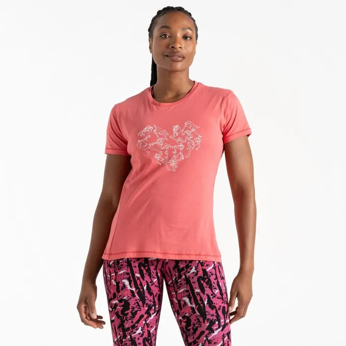 Dare 2b Tranquility II TShirt Sorbet Pink Women Graphic TShirts