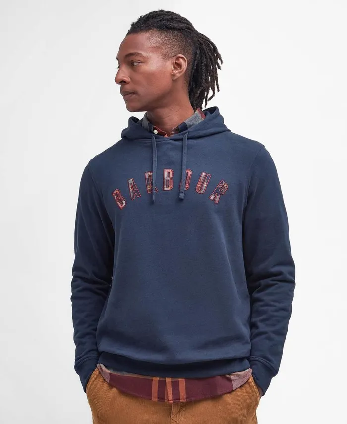 Debson Hoodie Classic Navy Men Barbour Hoodies and Sweatshirts
