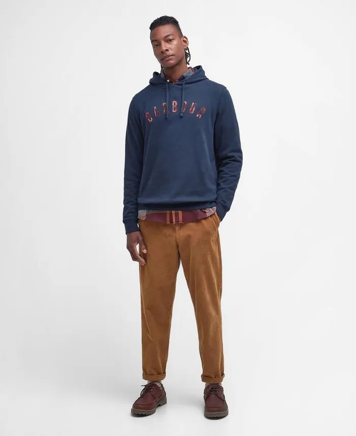 Debson Hoodie Classic Navy Men Barbour Hoodies and Sweatshirts