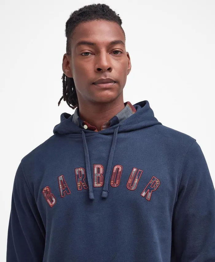 Debson Hoodie Classic Navy Men Barbour Hoodies and Sweatshirts