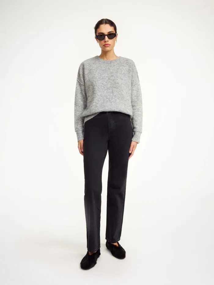 Denim Women By Malene Birger Miliumlo Organic Cotton Jeans Black