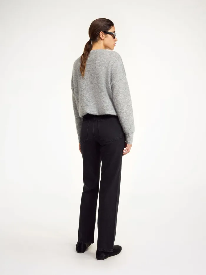 Denim Women By Malene Birger Miliumlo Organic Cotton Jeans Black