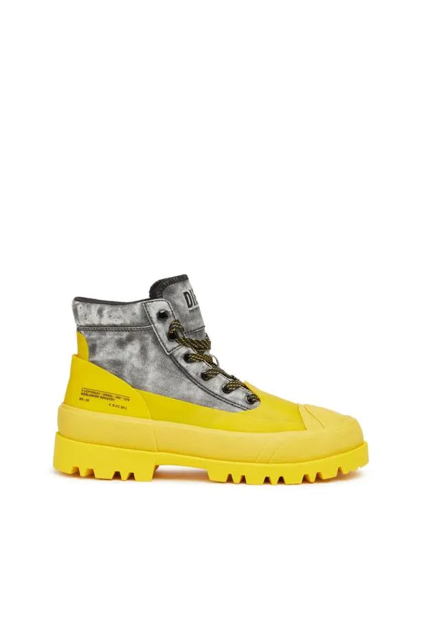 Diesel Dhiko Bt X Yellowblack MenWomen Boots