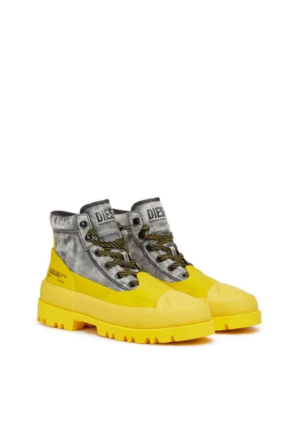 Diesel Dhiko Bt X Yellowblack MenWomen Boots