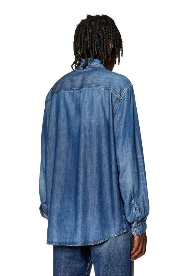 Diesel Dsimply Medium Blue Men Shirts