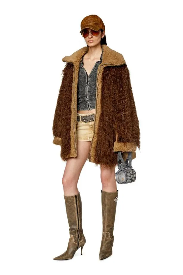 Diesel Derons Light Brown Women Skirts