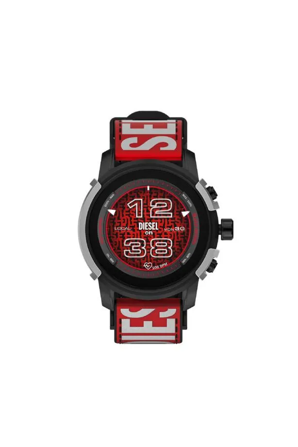 Diesel Dzt2041v Blackred Men Watches and Smartwatches
