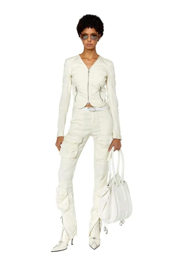 Diesel Glan White Women Jackets