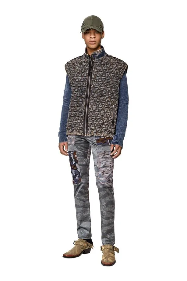 Diesel Kpeoria Blue Men Knitwear