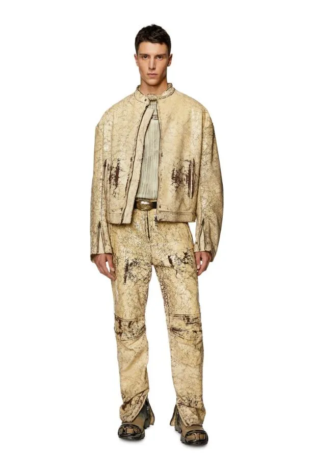 Diesel Kzackyc Light Grey Men Knitwear