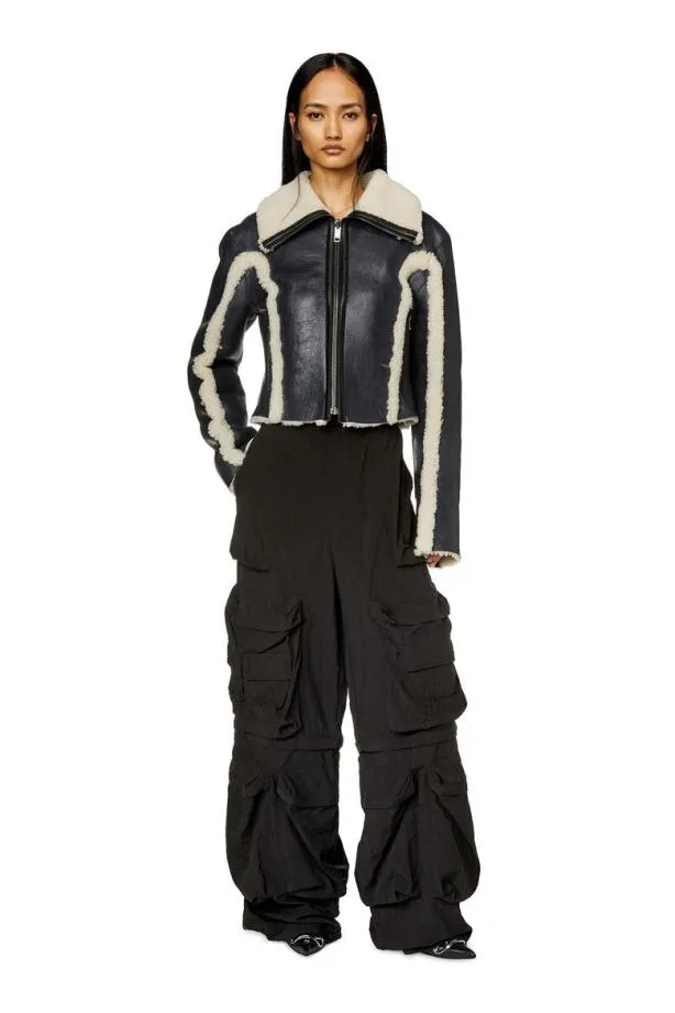 Diesel Lkriti Whiteblack Women Jackets