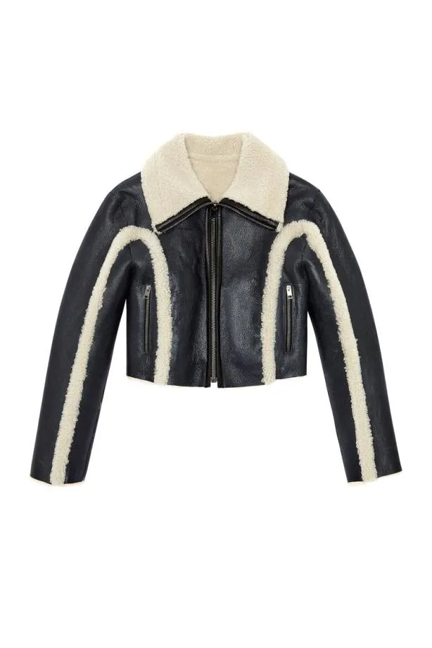 Diesel Lkriti Whiteblack Women Jackets